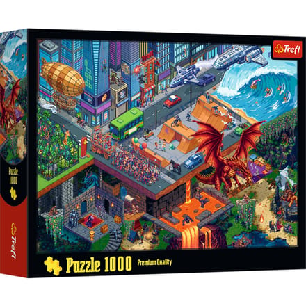 Puzzel Pixel city "Habbo" 1000 stuks