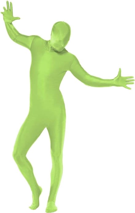 FUNIDELIA Groen Second Skin kostuum - Voor Mannen en Vrouwen - Maat: XL