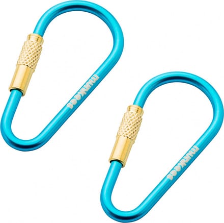 Munkees Karabijnhaak 48 X 3 Mm Blauw 2 Stuks