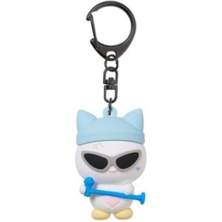 2026 aespa LIVE TOUR - SYNK : aeXIS LINE - in JAPAN, rubberen sleutelhanger WINTER white