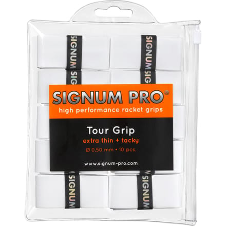 Signum Pro Tour Grip Verpakking 10 Stuks-Wit