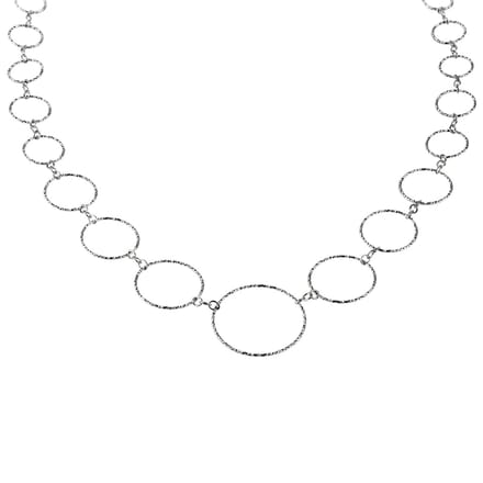 Celesta Silber Collier 925 Silber rhodiniert
