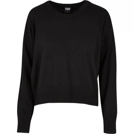 Urban Classics - Ladies EcoVero Oversized Basic Sweater/trui - XXL - Zwart