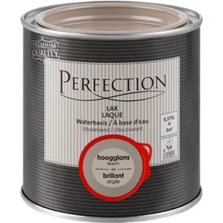 Perfection Houtlak Lak - Hoogglans - Leem - 375ml