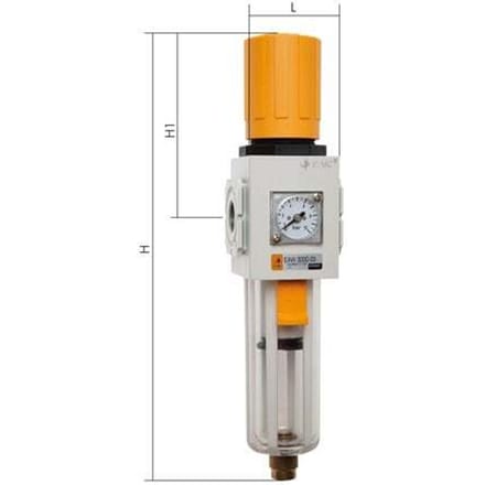 Filter-Regelaar G1/4'' 900l/min 0.5-9.0bar/7-130psi EMC 2A