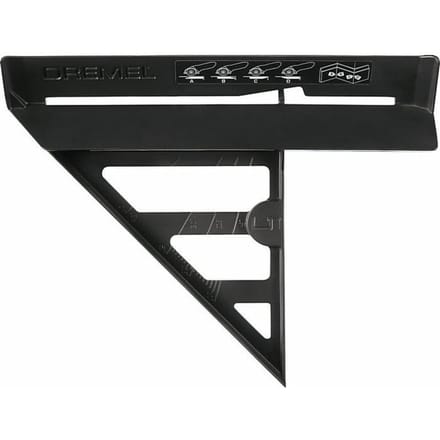 Guide de découpe DREMEL S840 - pour scie compacte DSM20 - découpes en onglet, biseau et droites