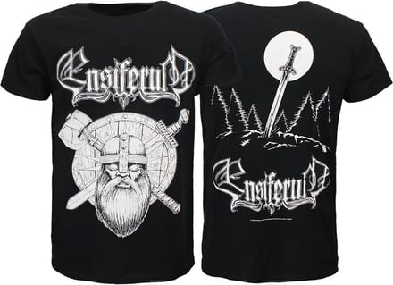 Ensiferum Sword and Axe Viking T-Shirt - Officiële Merchandise - M
