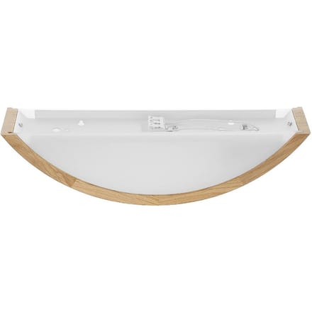 TEMAR LIGHTING Wandlamp Cleo D1DR410, eikenhout, 41 cm lang, E27