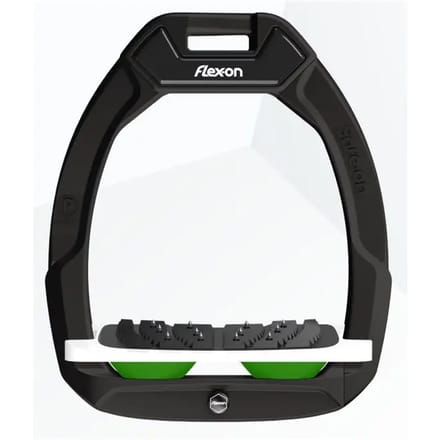 Veiligheidsstijgbeugels Liggend Ultra Grip Zwart/Wit/Groen Flex-On Safe-On