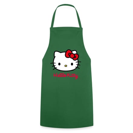 Hello Kitty Klassiek Portret Hello Kitty Tekst Keukenschort