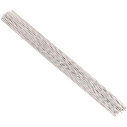 45 stuks Kralennaald Professioneel Roestvrij Staal Lang Groot Oog Opening Rechte Kralennaalden Set white