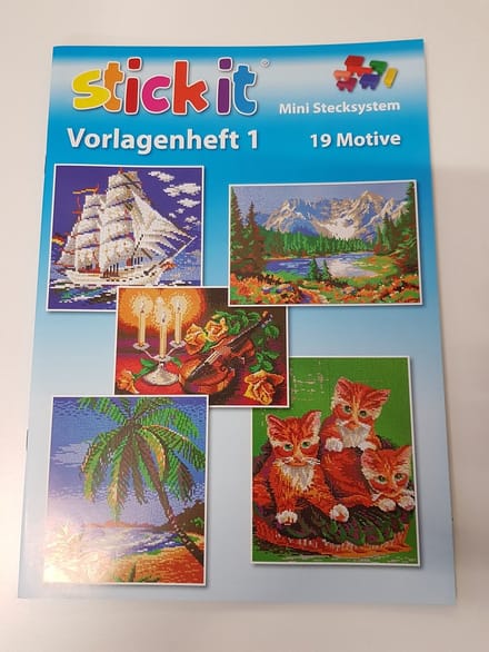 Stickit voorbeeldenboek met 19 voorbeelden voor Stickit en Ministeck