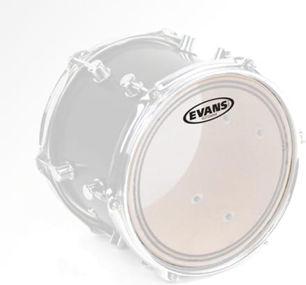 Evans EC2 Coated SST 8", B08EC2S, Tom Batter - Tom vel