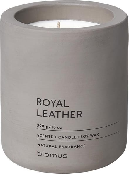 Blomus Fraga Geurkaars Royal Leather H 11 cm Diameter 9 cm Satellite