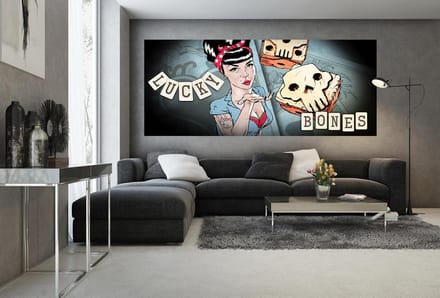 Lucky Bones Alchemy Tattoo Photo Wallcovering