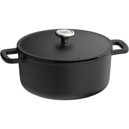 LEO Kookpot antikleef met deksel Phantom - Ø 28cm - Zwart - PFAS-vrij