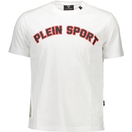 Plein Sport Witte Katoenen Heren T-Shirt