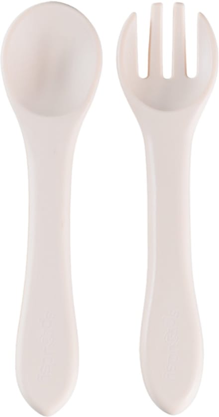 Sproudsy Bestekset Serene – Kinderbestek – Kinderservies - Baby – Ivory