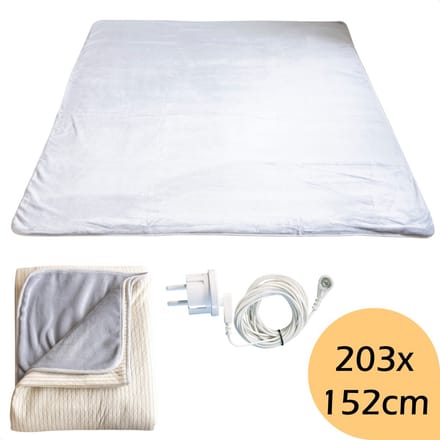 Earthle Earthing Deken - Aardingsdeken - Aarden - Aarding - Earthing Blanket - Grounding - Bio Katoen (203x152cm)