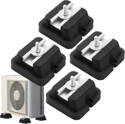 Montagekussen Airco - AC Stabilisator - Condensor Ondersteuning - Vierdelige Set - 13x10x6cm