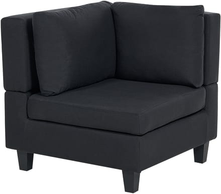 UNSTAD - Hoekstuk - Zwart - Polyester