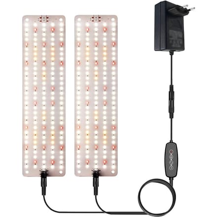 Full Spectrum LED Plantengroeilamp Board Supplement Licht voor Binnenplanten Zaailinggroeilamp One Drag Two EU Plug Cold Light