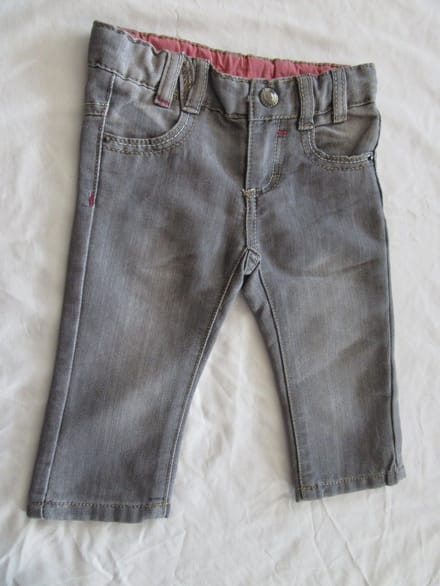 Dirkje - Lange broek - Meisje - Grijst - 80 - 12 maand