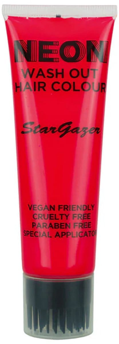 Stargazer | Neon Hair colour Red - Wash-Out - 50ml - Vegan