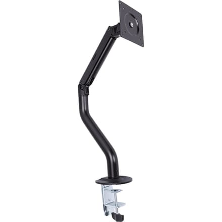 Support de bureau mécanique à bras pneumatique pour ordinateur, réglable multi-angles, multifonctionnel, gain de place black