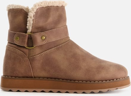 Skechers Keepsakes 2.0 Enkellaarsjes Taupe - Dames - Maat 36