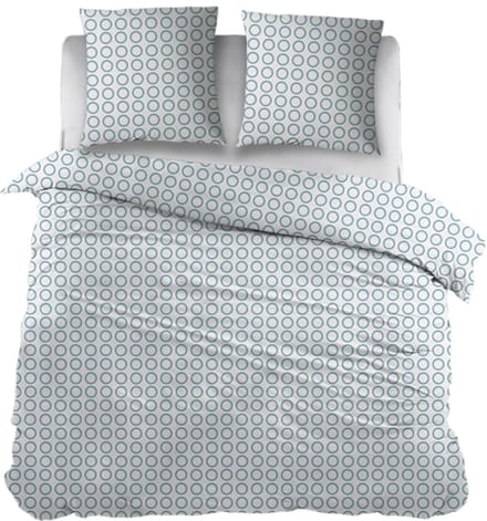 Snoozing Ingeborg Dekbedovertrek - Extra breed - 260x200/220 cm - Blue