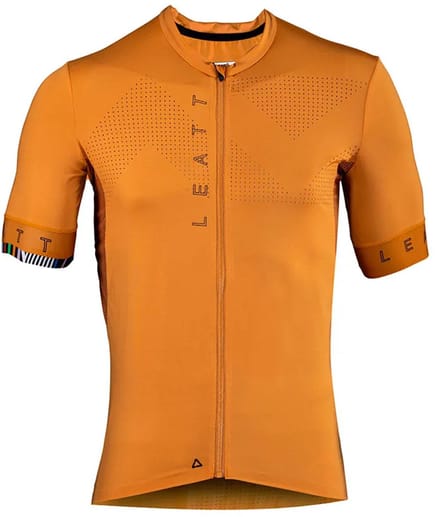 Leatt Mtb Endurance 5.0 Korte Mouw Wielertrui Oranje L Man