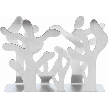 Roestvrij Staal Planten Vorm Tissuehouder Dispenser Servettenrek Tafel Papierrek white