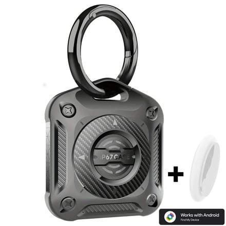 BlueTime - Inclusief Tag - Geschikt voor Android Find My Device - Zwart