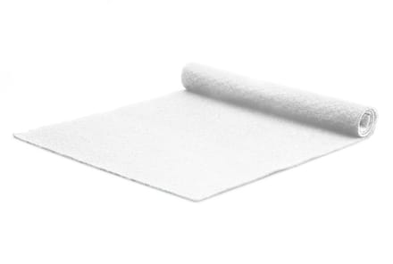 GJ Floors - Basic loper Tokyo | Wit - Breedte x Lengte: 2 meter / 5 meter