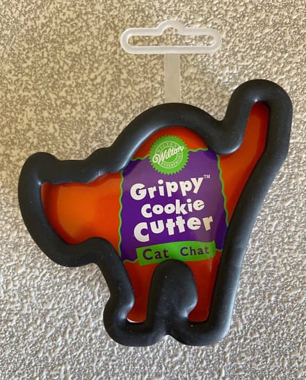 WIlton - Grippy Cookie Cutter / uitsteker Cat - Kat - Halloween
