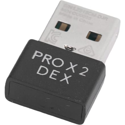 Draadloze Muis Ontvanger Geschikt voor Logitech PRO X SUPERLIGHT 2 DEX Muis 8000Hz Hyper Polling Rate USB Dongle Ontvanger white