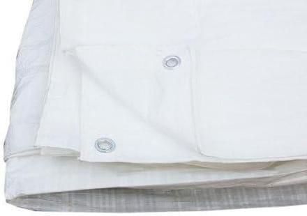Dekzeil - Grondzeil - Waterdicht Afdekken - Sterk 80 g/m² - 4.5 x 9 Meter - Wit