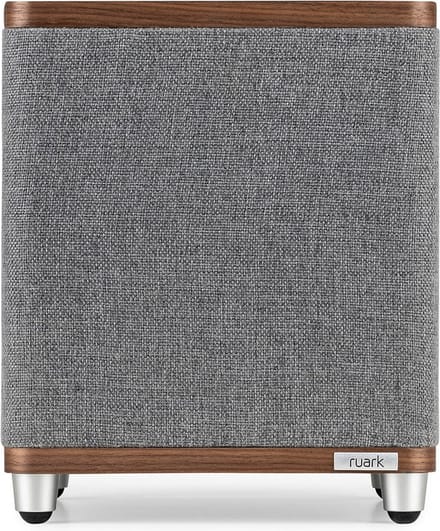 Ruark Audio RS1 subwoofer met ingebouwde versterker - walnoot