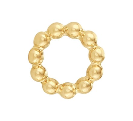 Geelgouden Hanger rondje bolletjes 4023145