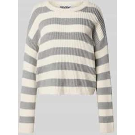 Gebreide pullover met ronde hals