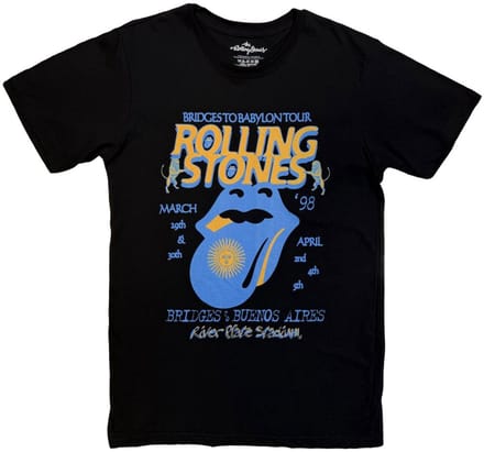 The Rolling Stones - River Plate Stadium Heren Tshirt - M - Zwart