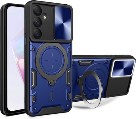 Hoesje geschikt voor Samsung Galaxy A36 - Techsuit CamGuard Pro Back Cover - Blauw