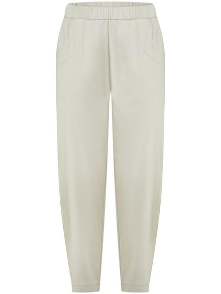 Loose Fit 7/8-broek Van Peter Hahn beige