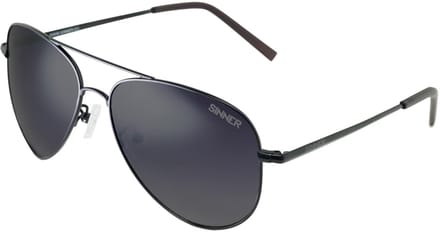 SINNER Morin - Metalen Zonnebril - Zwart - Unisex
