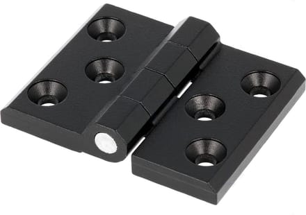 Scharnier - 76x60mm - Gegalvaniseerd - RAL 9005