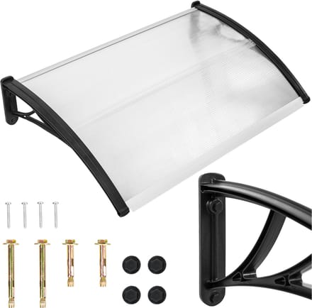Becke GoGarden - Overkapping - 150x100 cm - Polycarbonaat - Aluminium