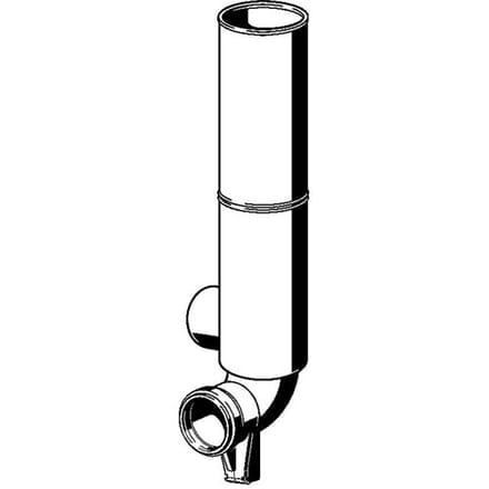 Viega Prevista flush pipe bend with fan connection, model 8580.19 786342