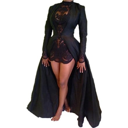 Europese en Amerikaanse Stijl Mode Dameskleding Los Chiffon Sexy Jurk M