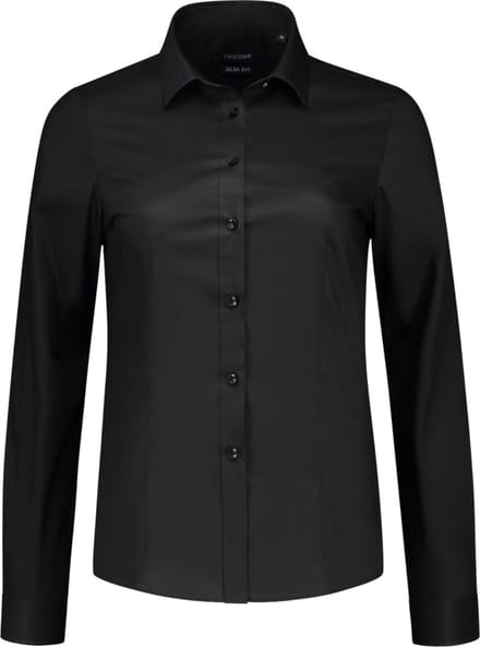 Tricorp 705015 Blouse Stretch - Zwart - 48